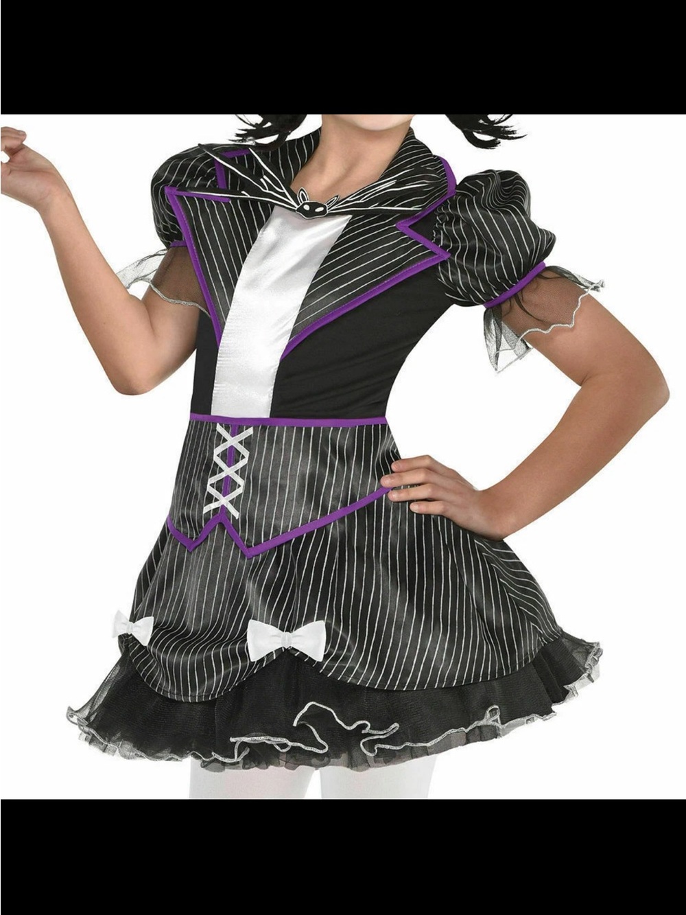 Girls Jack skellington nightmare before Christmas Halloween costume